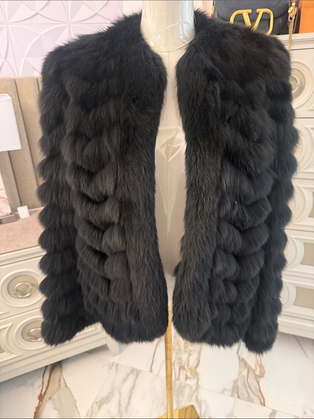 Real Fox fur coat size small